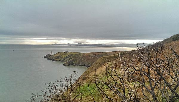 Wandern entlang der Steilküste auf Howth