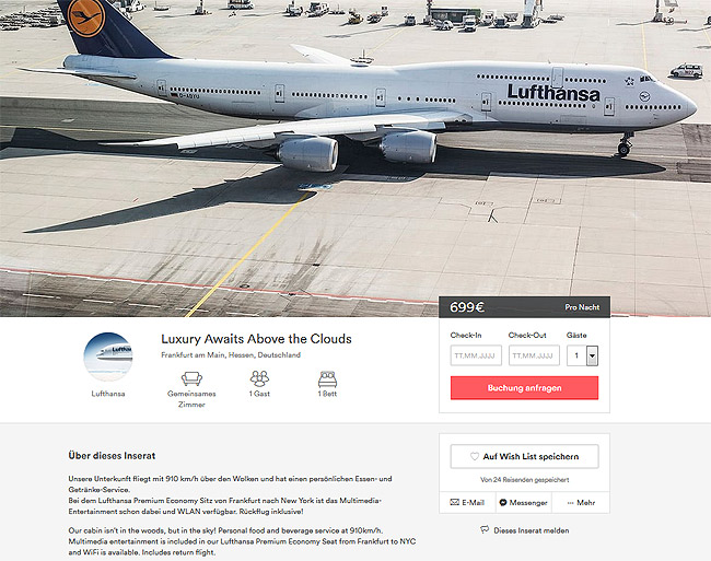 airbnb, lufthansa, airline, premium economy, singleurlaub, singlereisen