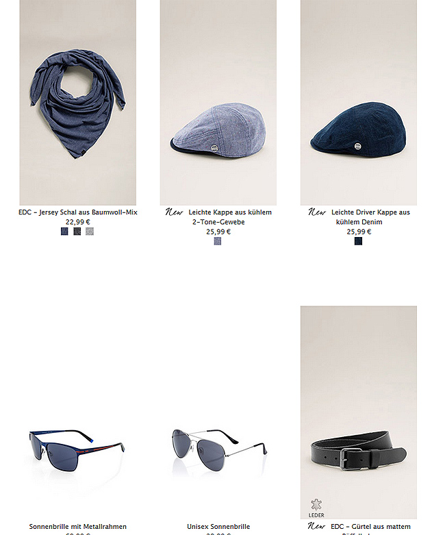 accessoires für die Reise bei dne holidayoutfits von esprit