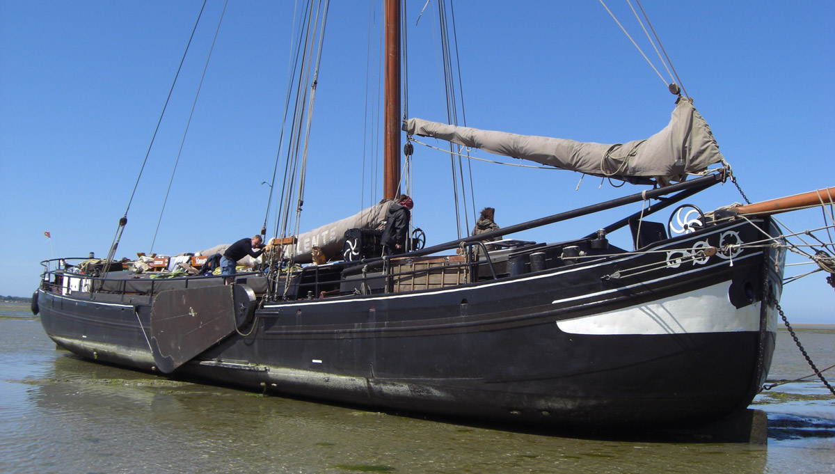 ijssellmeer holland niederlande plattbodenschiff wattenmeer