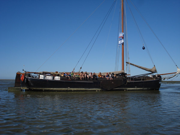 segeln wattenmeer holland plattbodenschiff