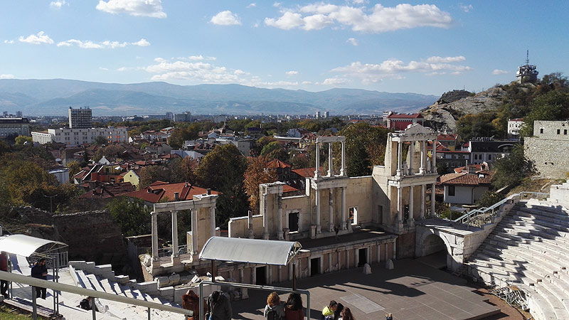 Das antike römische Theater in Plovdiv