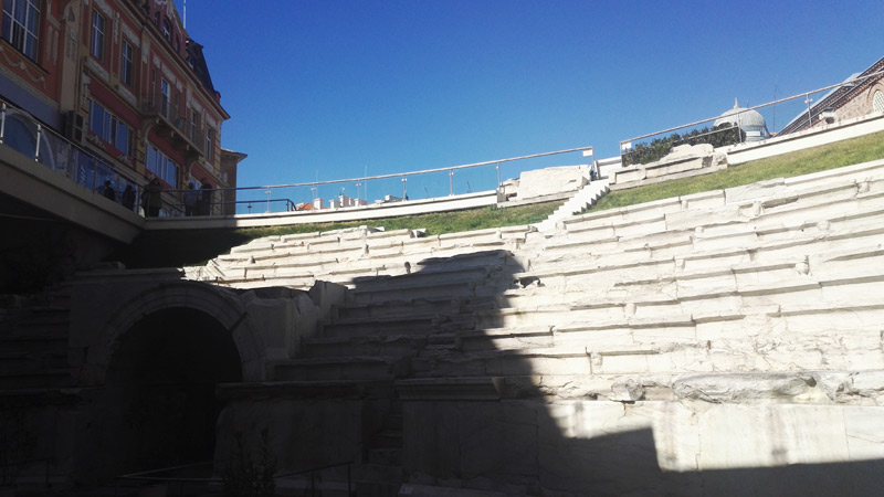 antikes Stadion Plovdiv Bulgarien