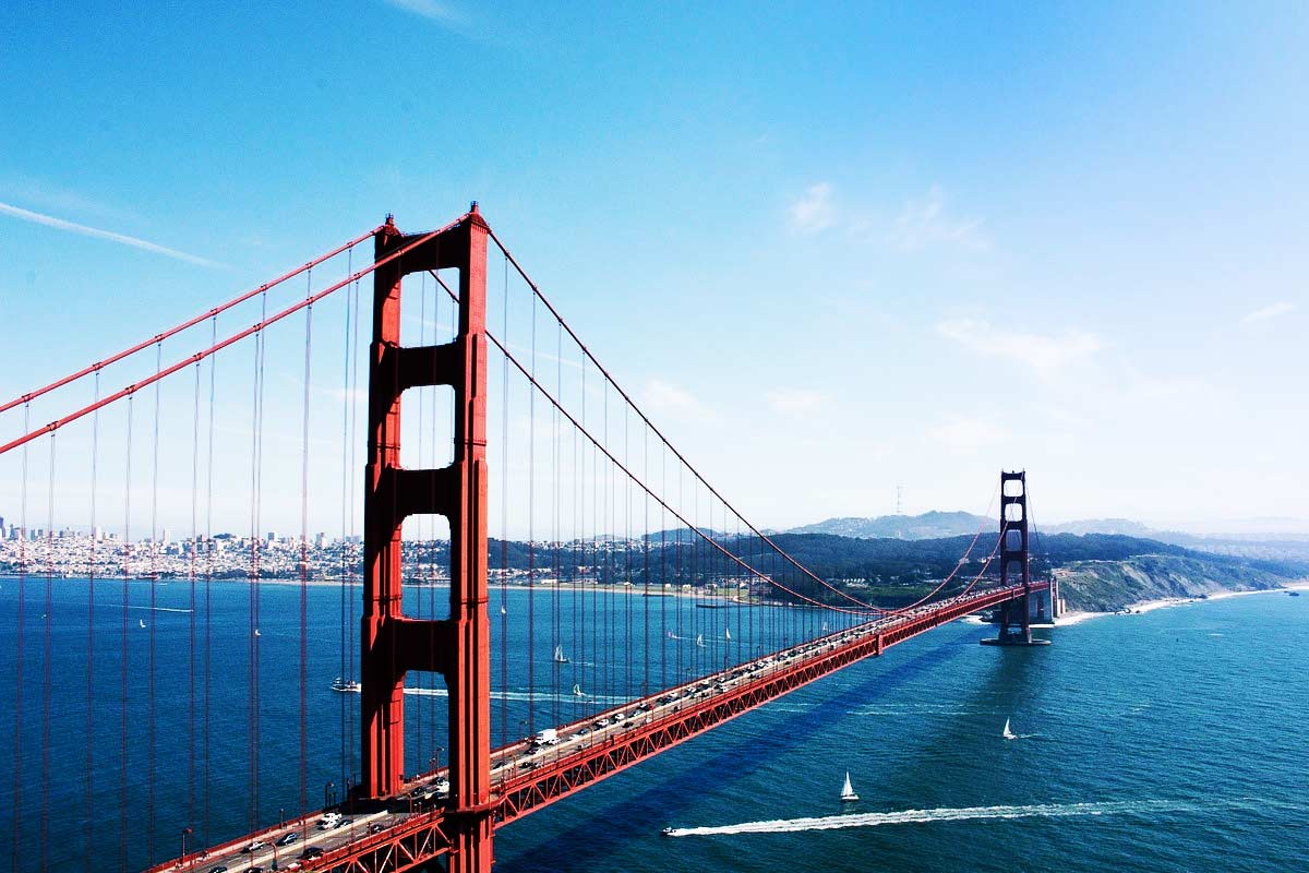 san francisco golden gatebridge billige fluege kalifornien