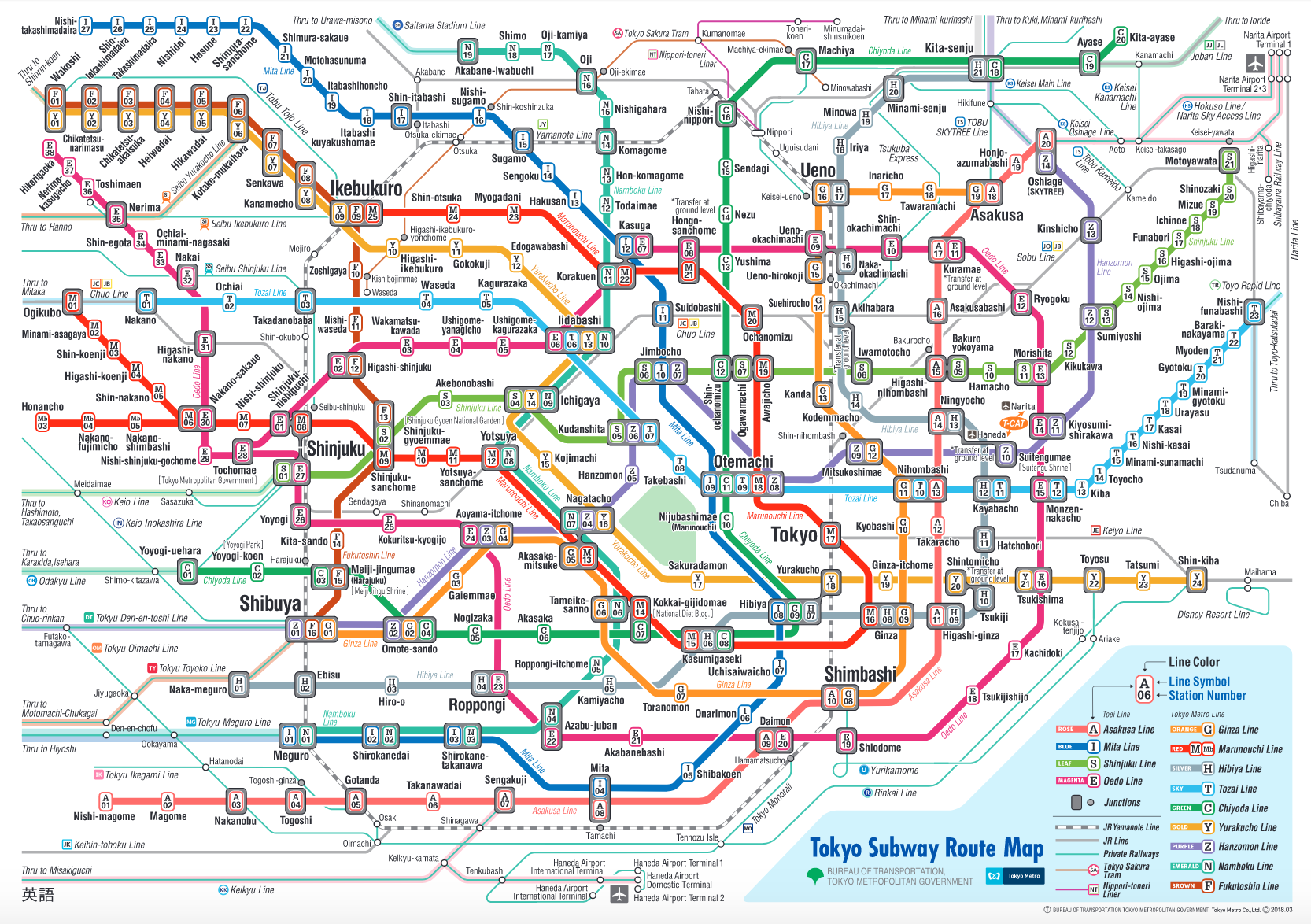 tokyo metro ubahn preise netz